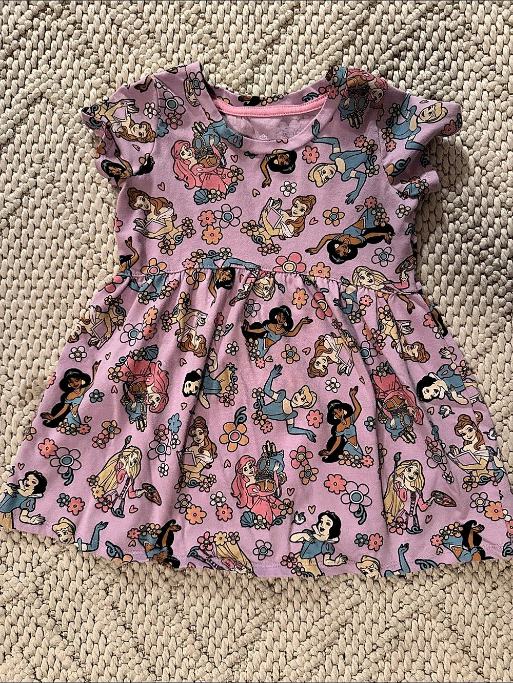 Disney Girls Princess Print Dress 3T